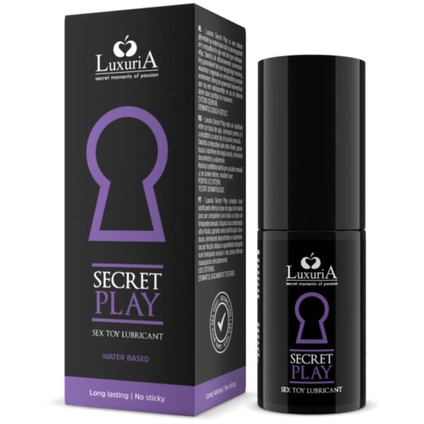 Intimateline Luxuria - Lubricante Para Juguetes Secret Play 30 Ml