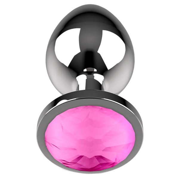 Coquette Chic Desire - Plug Anal De Metal Talla L Cristal Pink 4 X 9Cm - Imagen 6