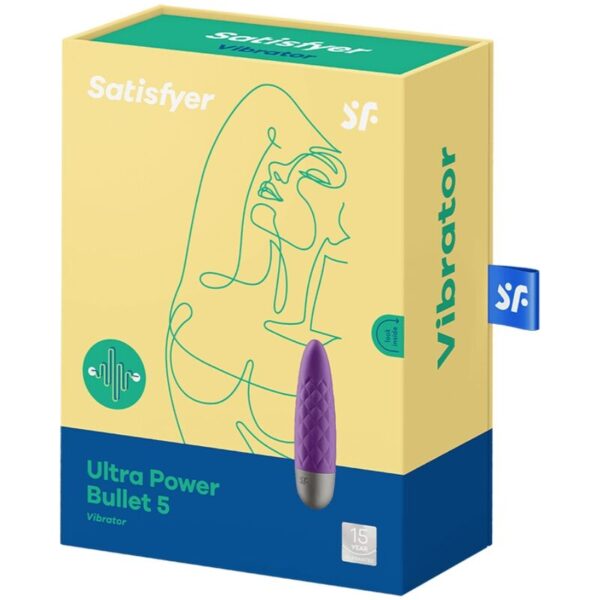 Satisfyer - Ultra Power Bullet 5 Bala Vibradora Violeta - Imagen 3