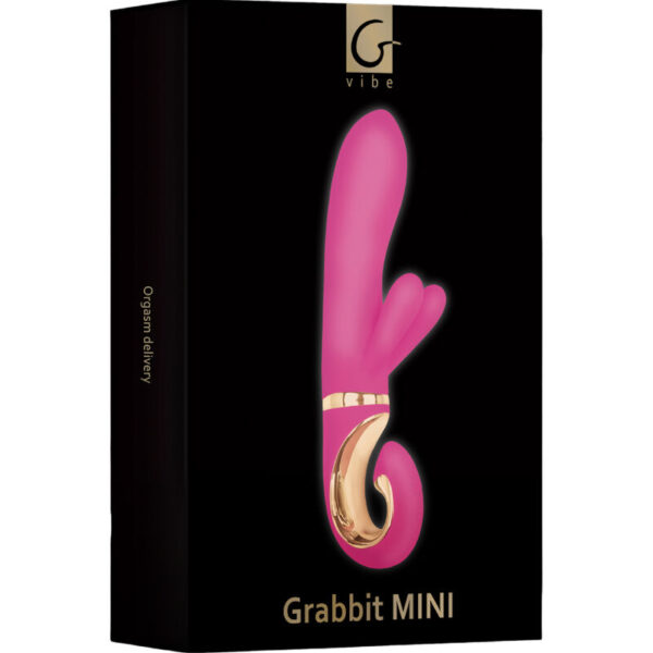 G-Vibe - Grabbit Mini Vibrador Siliciona Rosa - Imagen 3