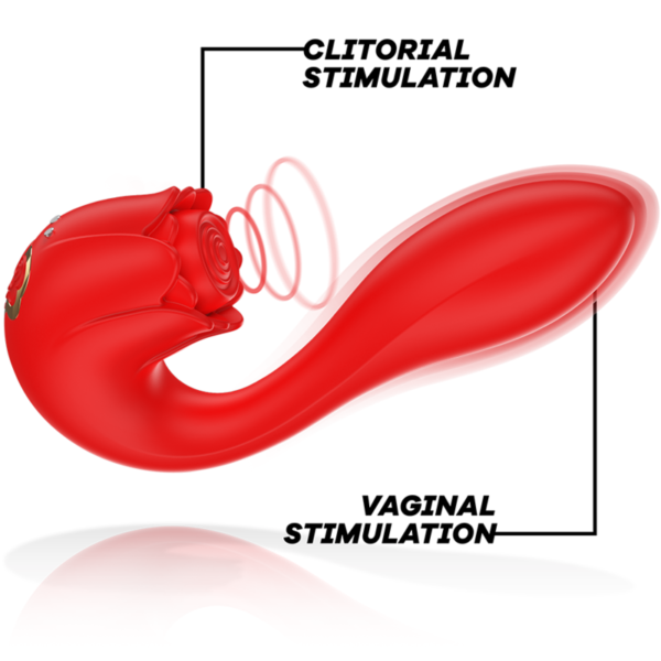 Mia - Selena Estimulador Vibrating + Tapping Rojo - Imagen 3