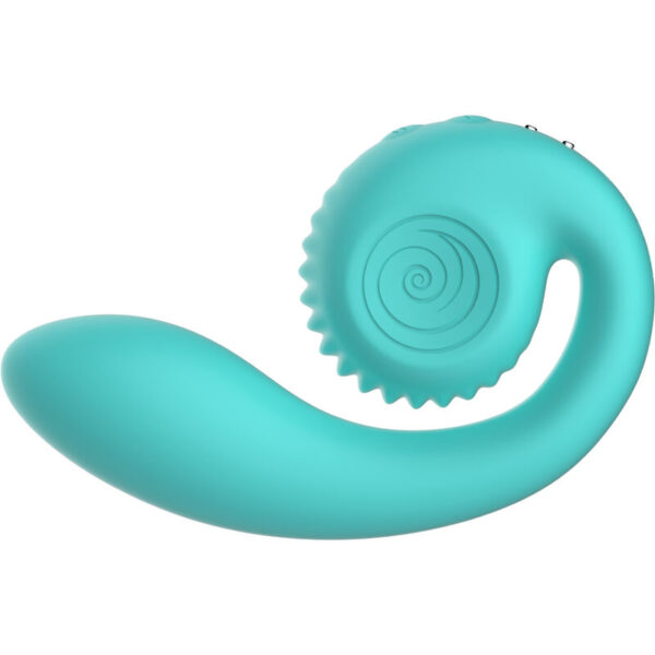 Snail Vibe - Gizi Estimulador Dual Turquesa - Imagen 3