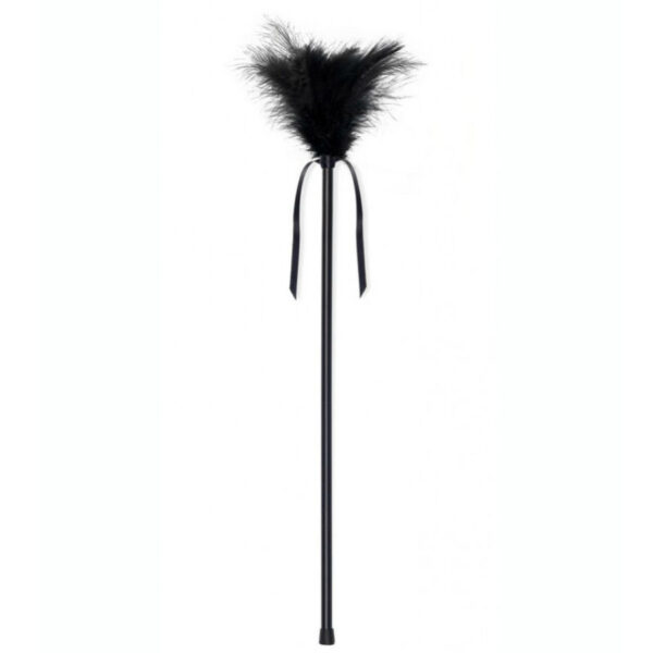 Secretplay - Plumero Plumas Negro 40 Cm - Imagen 3