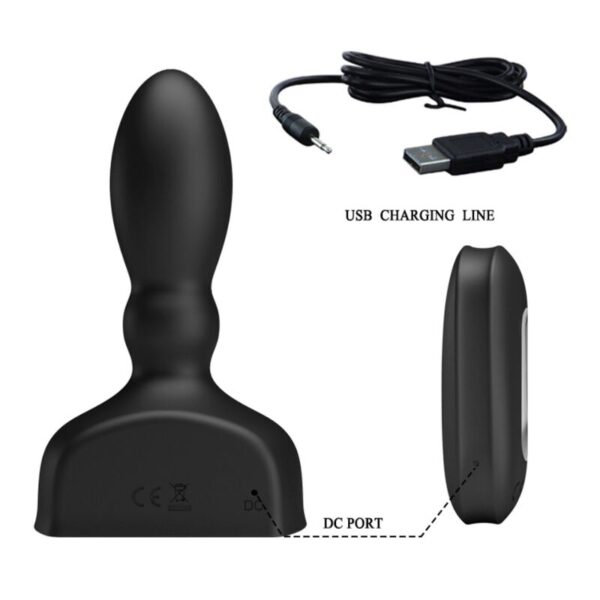 Mr Play - Plug Anal Hinchable Negro Control Remoto - Imagen 3