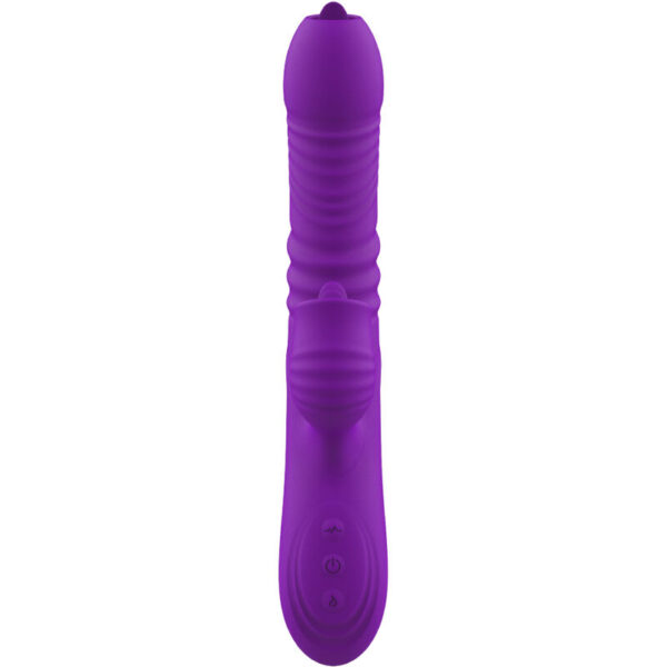 Armony - Fully Gspot Vibrador Rabbit Con Lengua Estimuladora Efecto Calor Violeta - Imagen 6