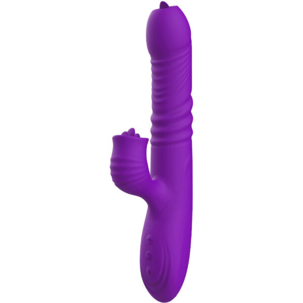 Armony - Fully Gspot Vibrador Rabbit Con Lengua Estimuladora Efecto Calor Violeta - Imagen 3