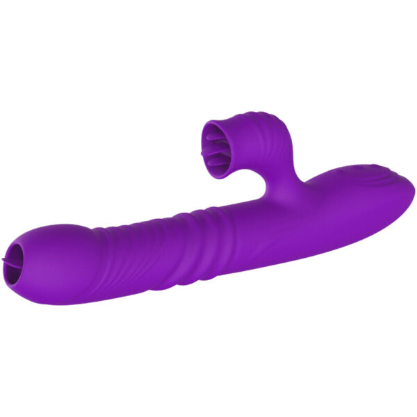 Armony - Fully Gspot Vibrador Rabbit Con Lengua Estimuladora Efecto Calor Violeta - Imagen 2