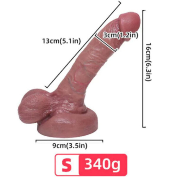 Armony - Dildo Realistico Silicona Liquida 13 Cm - Imagen 2