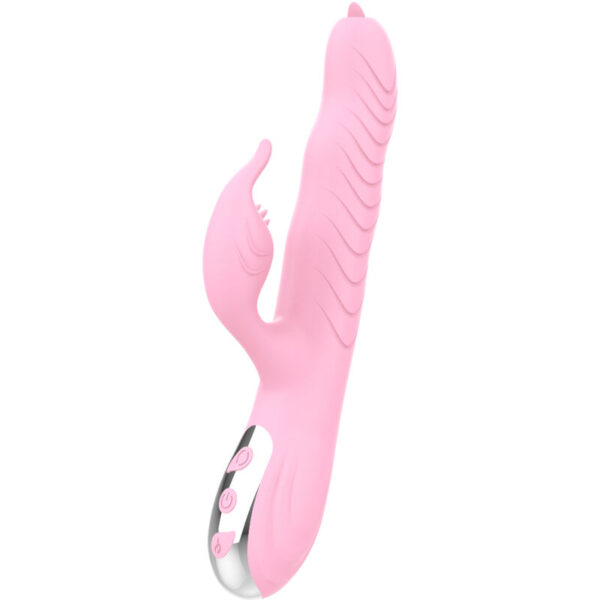 Armony - Marcia Vibrador & Thrusting Doble Lengua Efecto Calor Rosa - Imagen 4