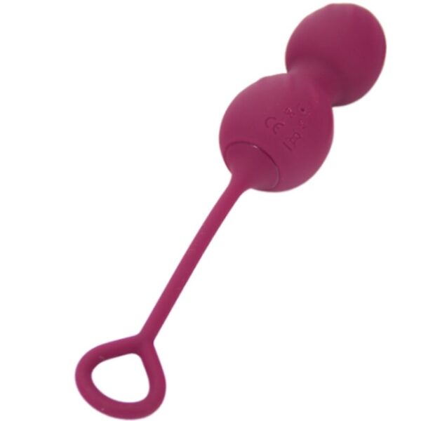 Armony - Blossoms Pesas Vaginales Vibrador Control Remoto 10 Vibraciones Rojo Oscuro - Imagen 5