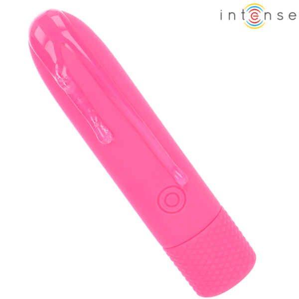 Intense - Symone Bala Vibradora Recargable Por Usb 8 Vibraciones Rosa 10 X 2.2 Cm - Imagen 4